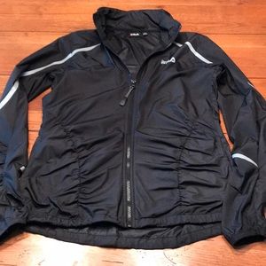 Fila women’s light weight jacket with hood black